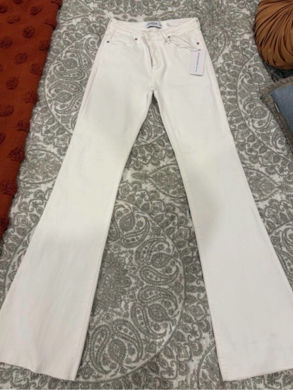 JUST BLACK DENIM Women's White Flare Jeans